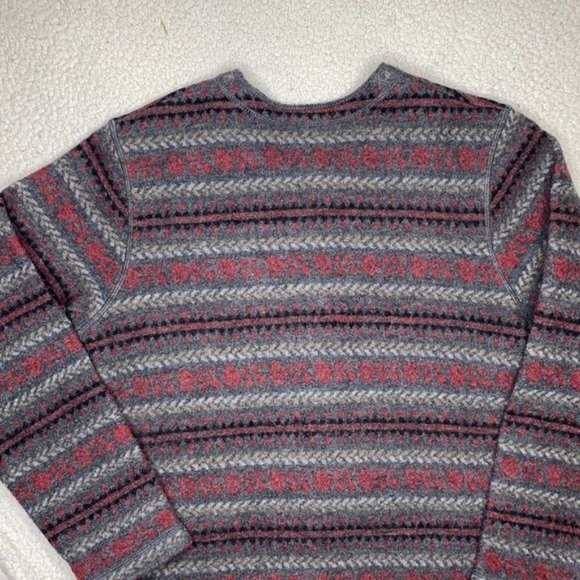 Woolrich Button Up Wool Fair Isle Cardigan: Size Small - Picture 7 of 10